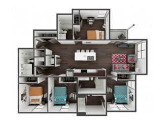 D2 Floor plan layout